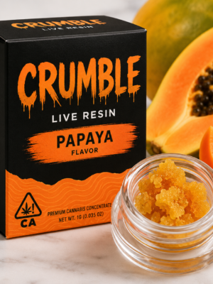 Crumble Live Resin Papaya Crumble Live Resin Papaya