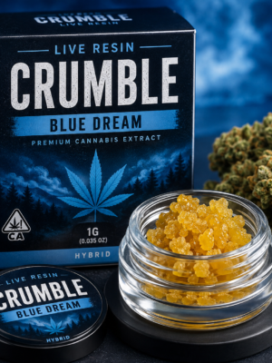 Crumble Live Resin Blue Dream