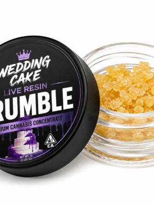 Crumble Live Resin Wedding Cake