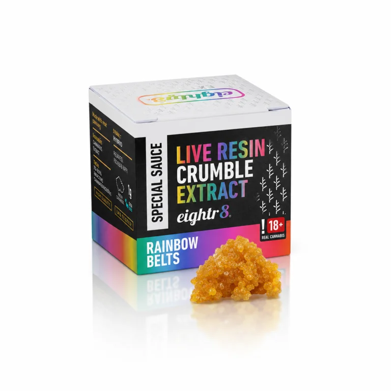 crumble live resin premium packaging crumble live resin rainbow belts