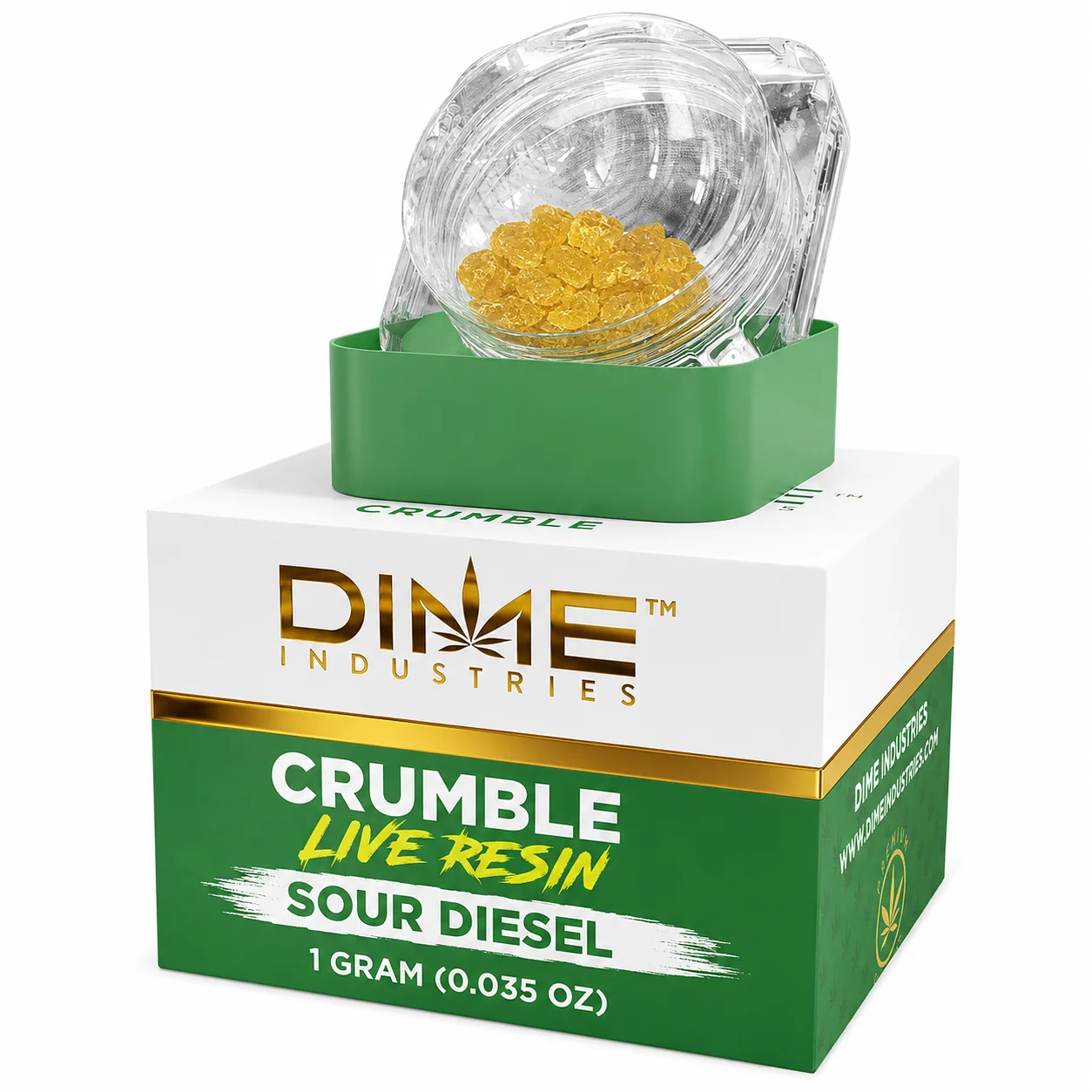 crumble live resin sour diesel