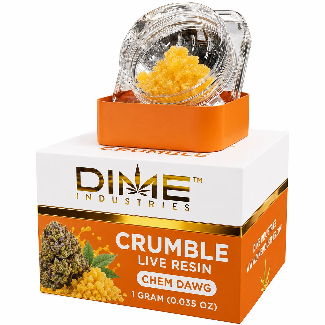 crumble live resin chem dawg flavor