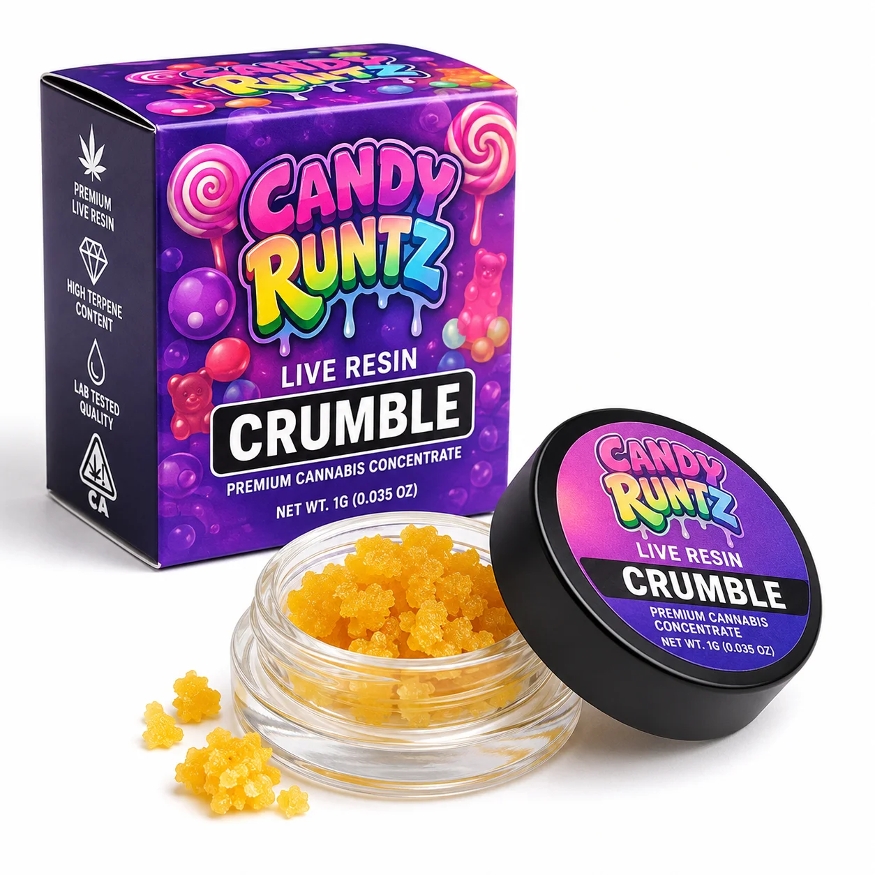 crumble live resin candy runtz